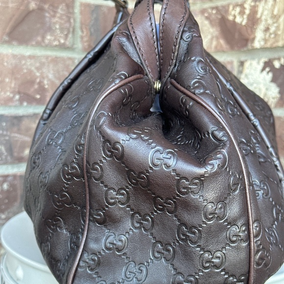 SOLD Gucci Sukey Convertible Boston Bag Guccissima Leather - Picture 3 of 8